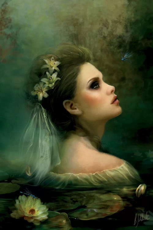 Waterlily by Bente Schlick wall art