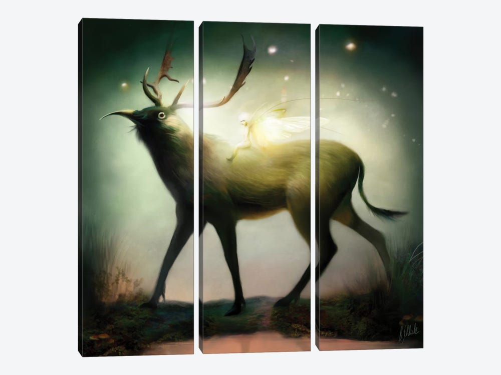 Whimsical by Bente Schlick 3-piece Canvas Wall Art