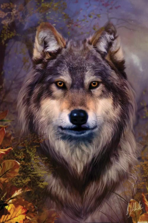 Wolf Variant I by Bente Schlick wall art