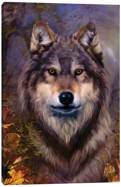 Wolf Variant I Canvas Art Print - Wolf Art