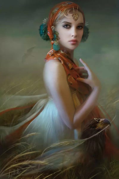 Carmine Fields by Bente Schlick gallery poster