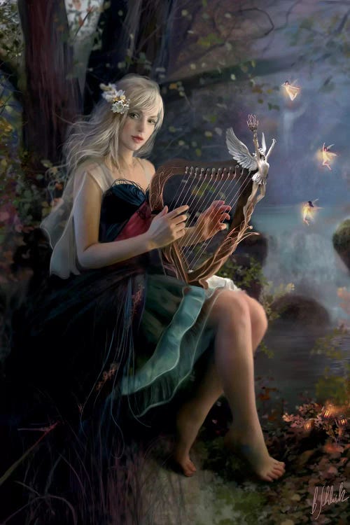 Enchanted Music by Bente Schlick wall art