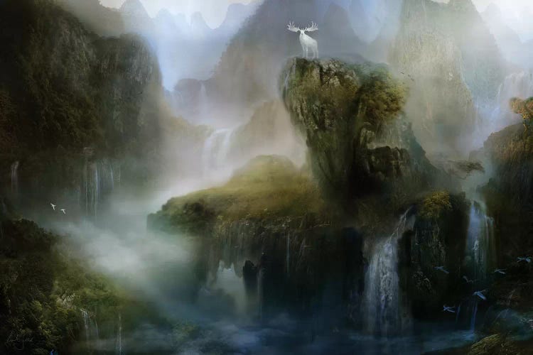 His Realm by Bente Schlick wall art