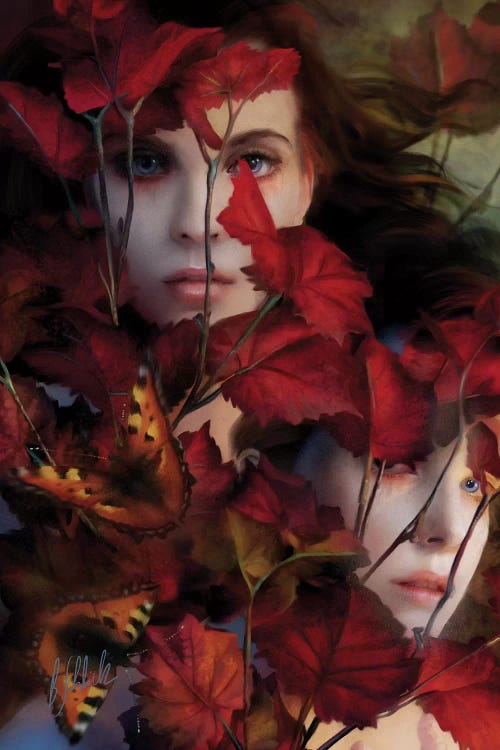 Just The Wind In The Trees by Bente Schlick wall art