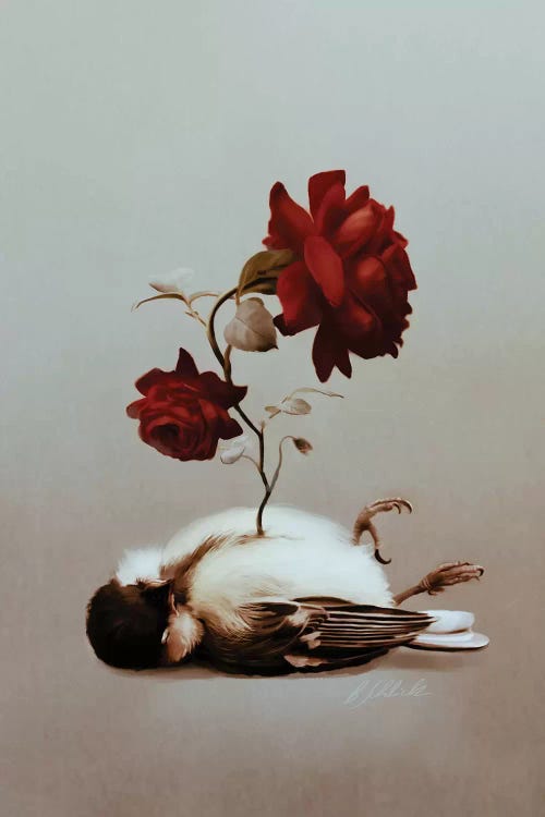 Soul Bird by Bente Schlick wall art