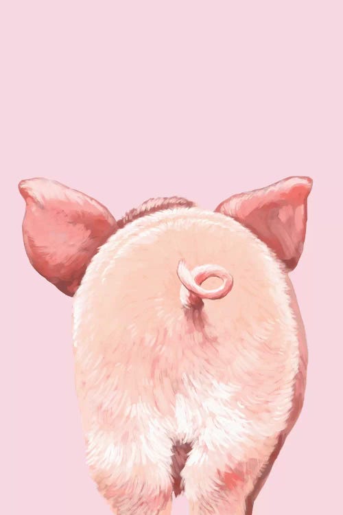 Pig Butt by Big Nose Work wall art