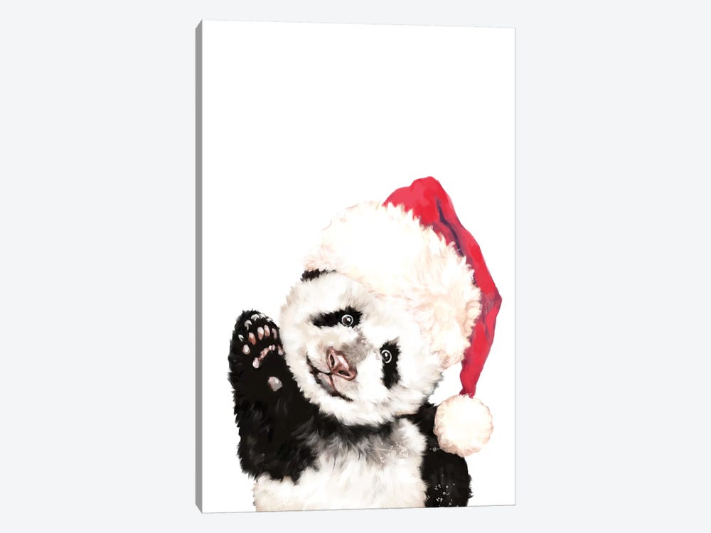 Christmas Panda by Big Nose Work 1-piece Art Print