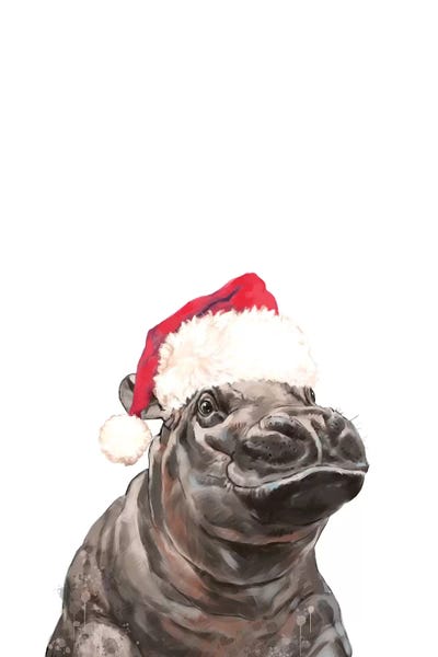 Hippopotamuses: Christmas Baby Hippo by Big Nose Work