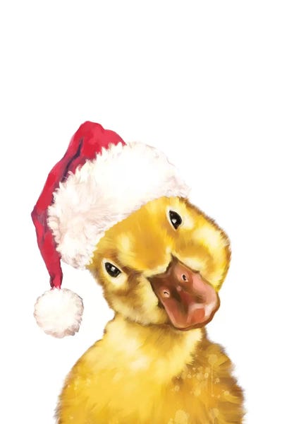 Christmas Animals: Christmas Yellow Duckling by Big Nose Work