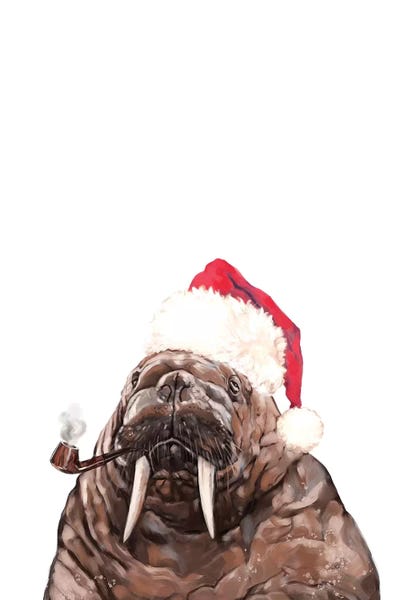 Walruses: Christmas Daddy Walrus by Big Nose Work