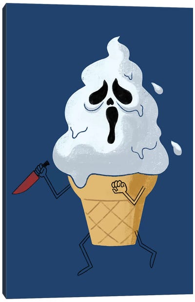 Ice Scream Canvas Art Print - Ice Cream & Popsicle Art