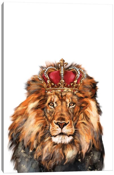 Lion King Canvas Art Print - Royalty