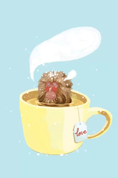 Pop Art Kitchen: Meditation Monkey by Big Nose Work