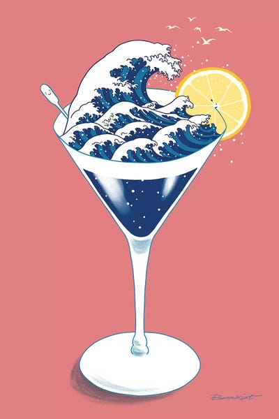 Pop Art Kitchen: Wave Cocktail by Big Nose Work