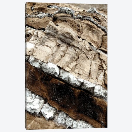 Sea Rocks - Natural - XIII Canvas Print #BNZ112} by 33 Broken Bones Canvas Art