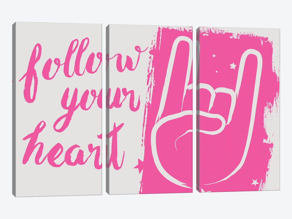 Follow Your Heart by 33 Broken Bones 3-piece Art Print
