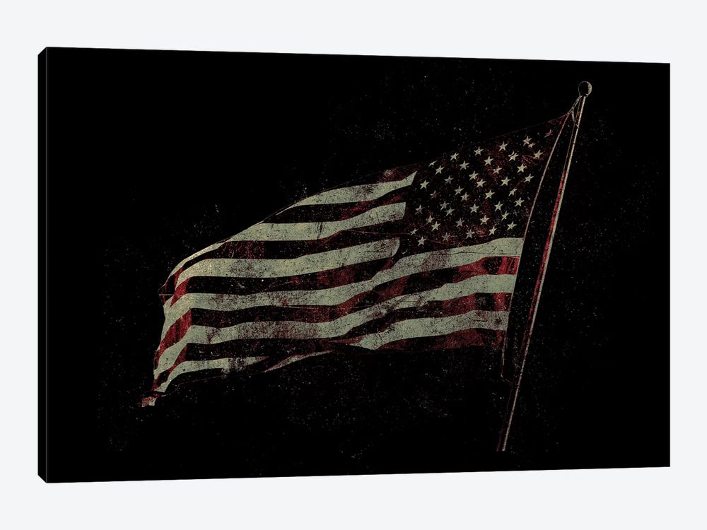 American Flag by 33 Broken Bones 1-piece Canvas Print