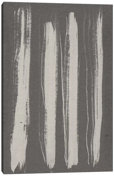 Abstract Brush III Canvas Art Print - 33 Broken Bones