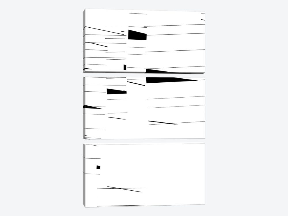 Minimal Abstract - Angles by 33 Broken Bones 3-piece Canvas Print
