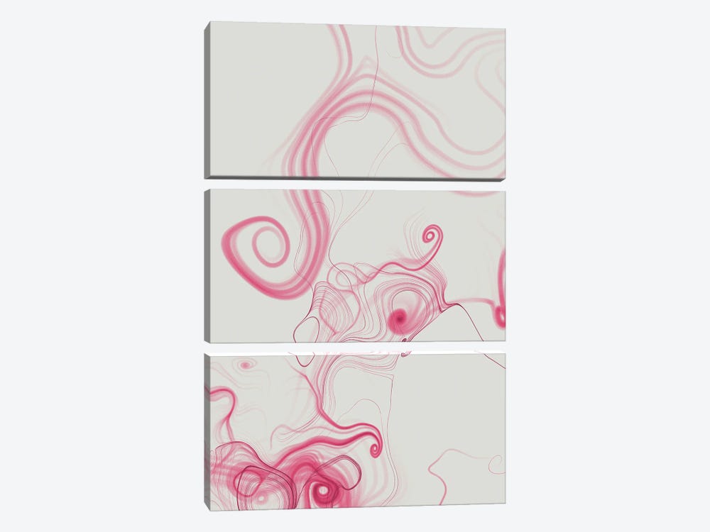 Swirl II by 33 Broken Bones 3-piece Canvas Art Print
