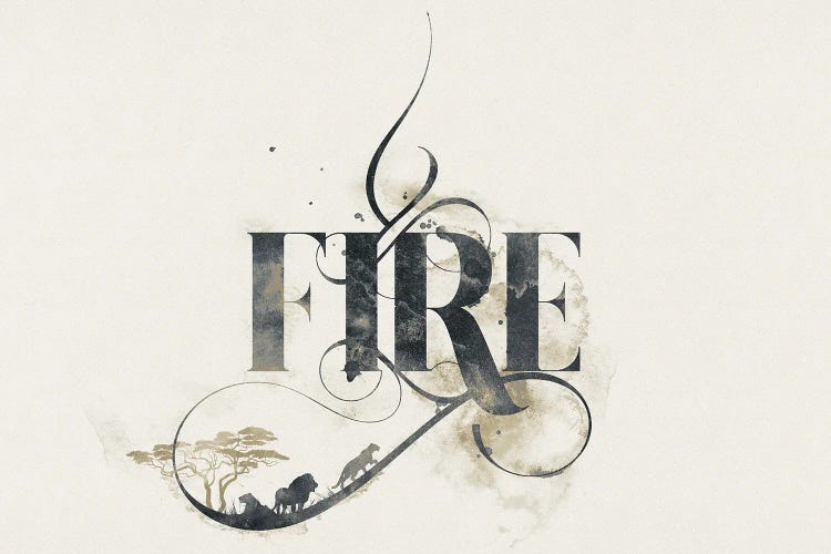 Elemental Typograph - Fire