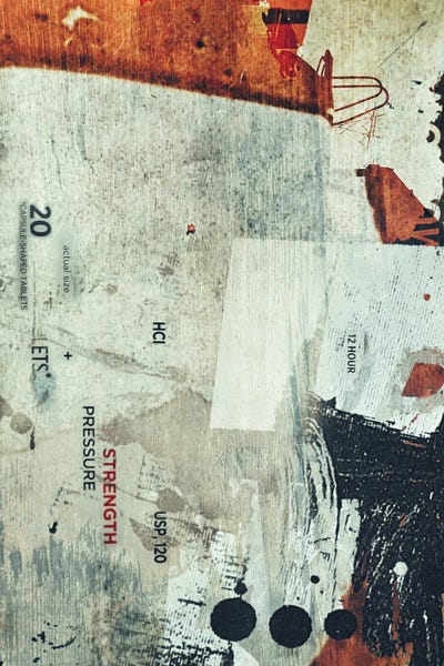 Forgotten Streets - Pseudo by 33 Broken Bones canvas print