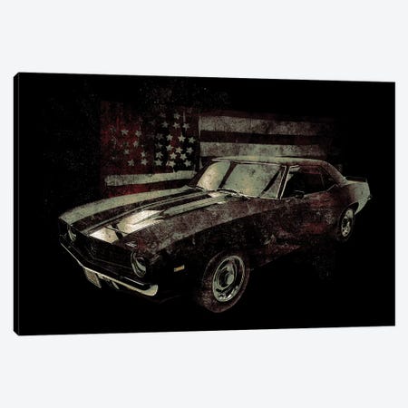 American Muscle Car I Canvas Print #BNZ2} by 33 Broken Bones Canvas Art Print