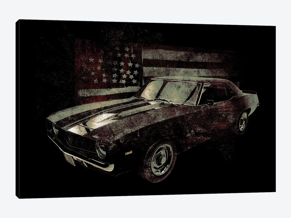 American Muscle Car I by 33 Broken Bones 1-piece Canvas Wall Art