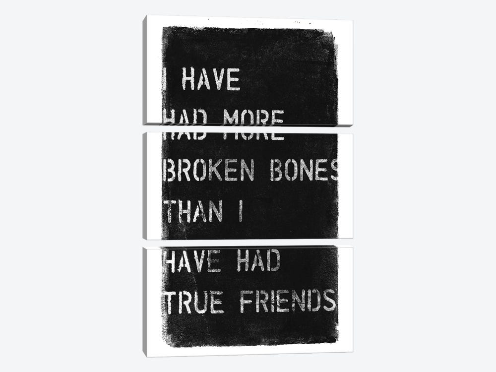 More Broken Bones by 33 Broken Bones 3-piece Canvas Wall Art