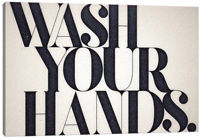 Wash Your Hands Canvas Art Print - 33 Broken Bones