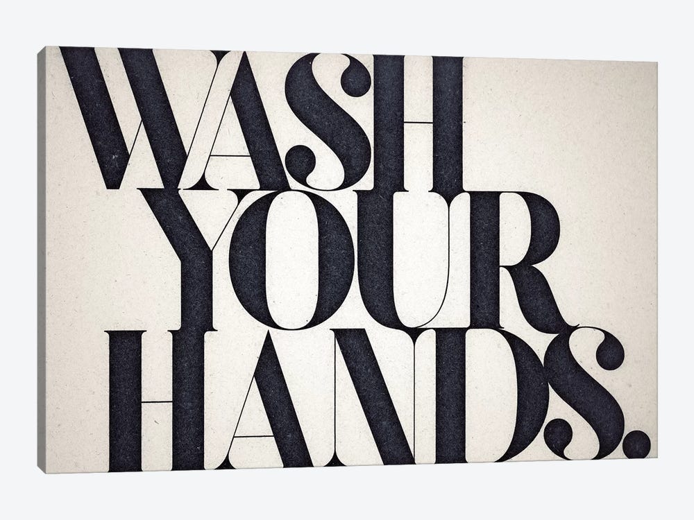 Wash Your Hands by 33 Broken Bones 1-piece Canvas Wall Art