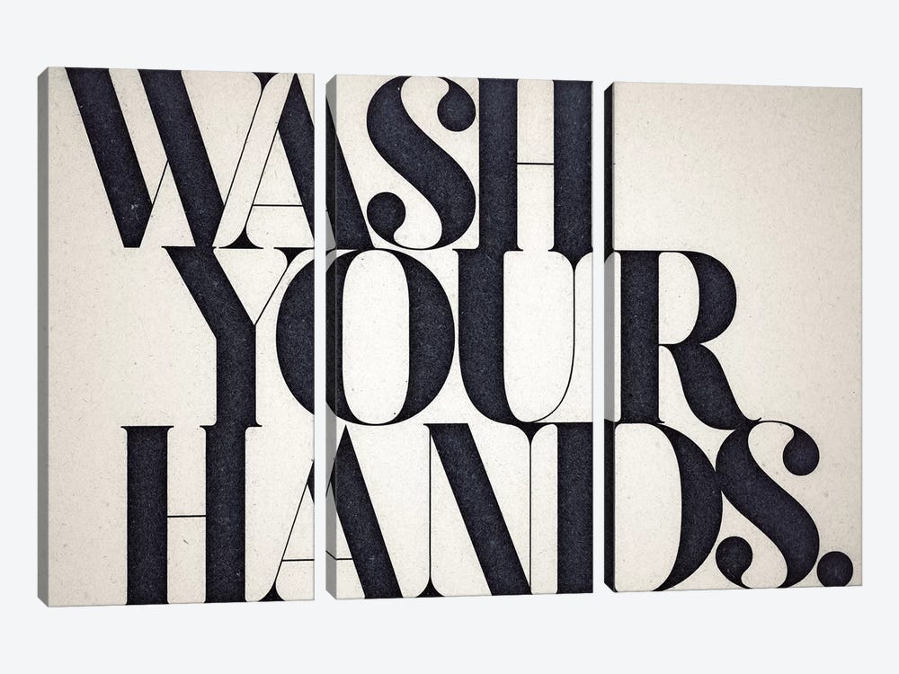 Wash Your Hands 3-piece Canvas Art