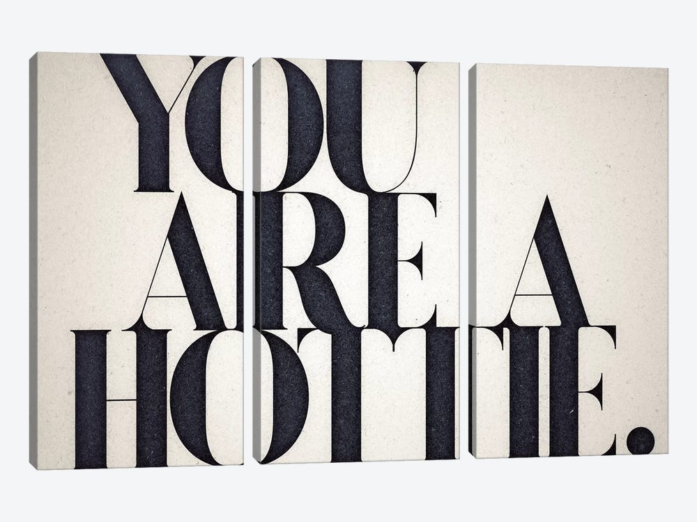 You Are A Hottie by 33 Broken Bones 3-piece Canvas Art Print