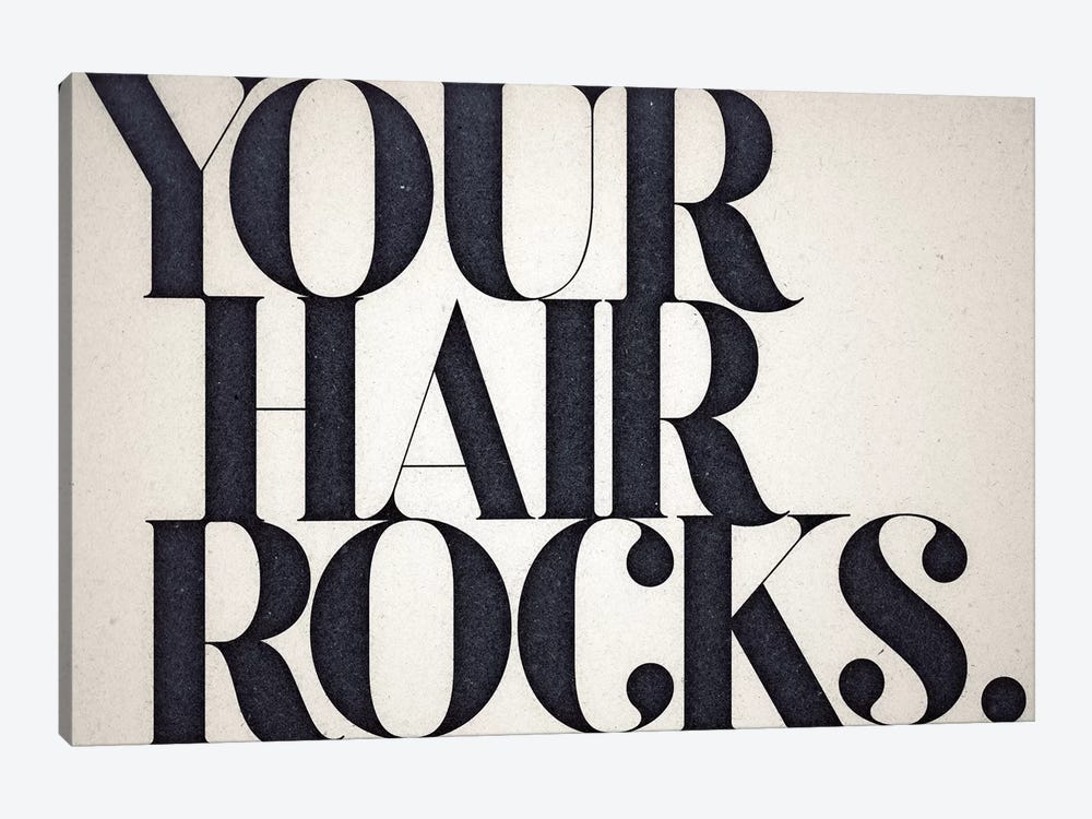Your Hair Rocks by 33 Broken Bones 1-piece Canvas Art Print
