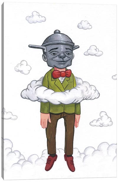 In The Clouds I Canvas Art Print - Bob Dob