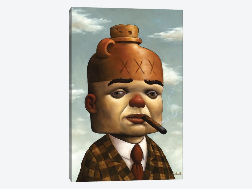 Jug Head by Bob Dob 1-piece Canvas Wall Art