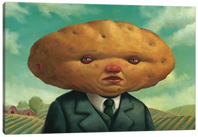 Potato Head Canvas Art Print