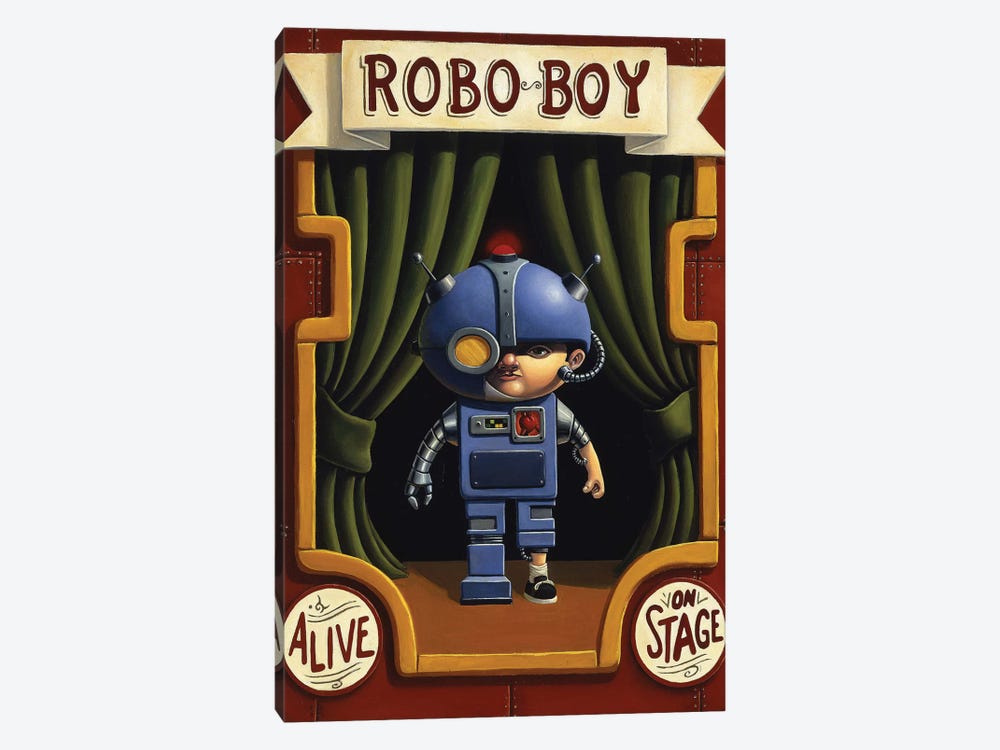 Robo Boy by Bob Dob 1-piece Canvas Artwork