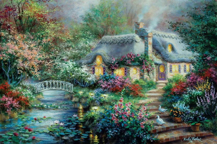 Little River Cottage by Nicky Boehme wall art