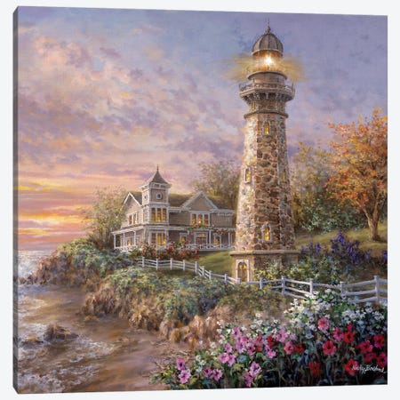 Majestic Guardian Canvas Print #BOE103} by Nicky Boehme Canvas Artwork
