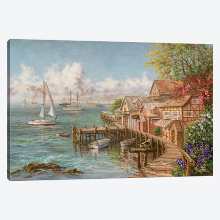 Mariner’s Haven Canvas Print #BOE105} by Nicky Boehme Art Print
