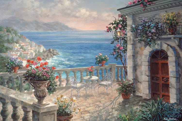 Mediterranean Elegance Canvas Wall Art by Nicky Boehme | iCanvas | Poster
