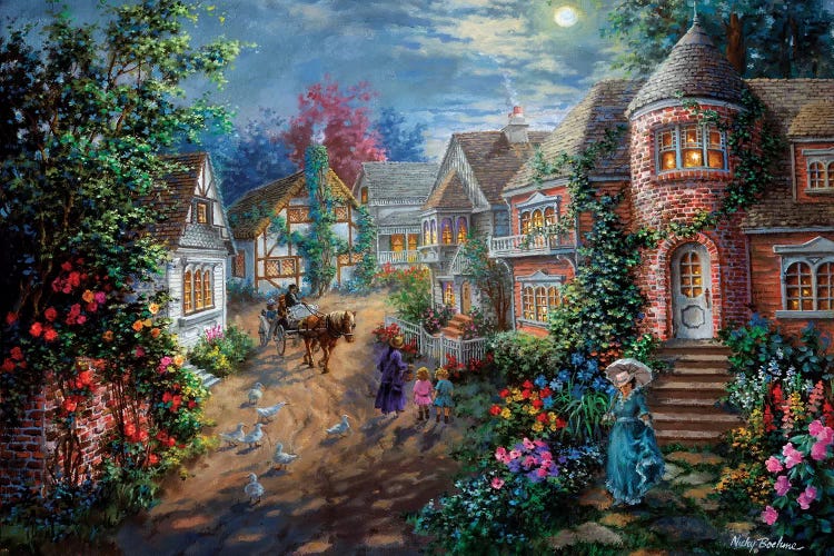 Moonlight Splendor by Nicky Boehme wall art