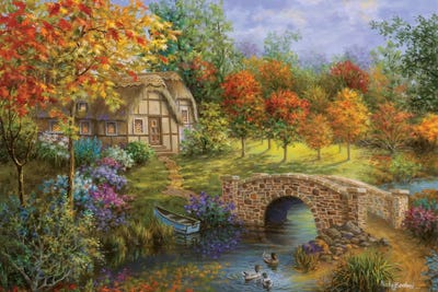 Autumn Beauty Canvas Wall Art by Nicky Boehme | iCanvas