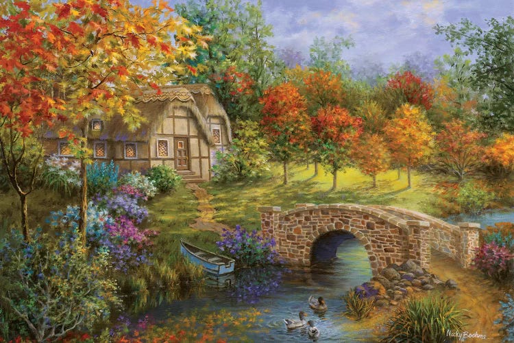 Autumn Beauty by Nicky Boehme wall art