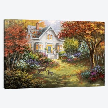 Autumn Overtures Canvas Print #BOE12} by Nicky Boehme Canvas Art Print
