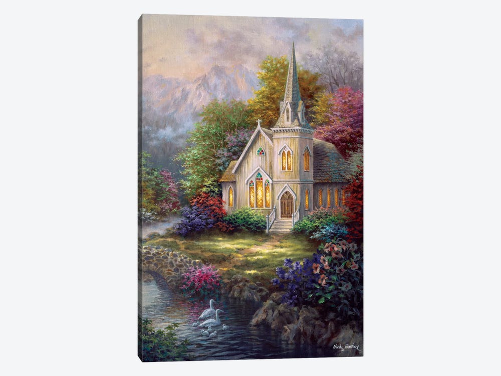 Serenity by Nicky Boehme 1-piece Canvas Art