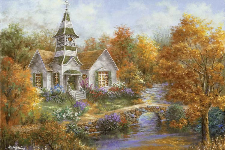 Autumn Worship by Nicky Boehme wall art