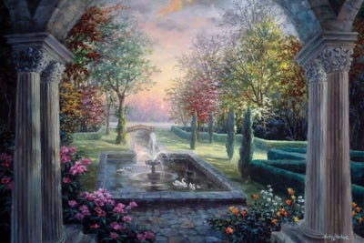 Soulful Mediterranean Tranquility by Nicky Boehme canvas print