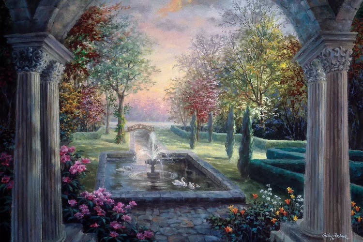 Soulful Mediterranean Tranquility by Nicky Boehme wall art